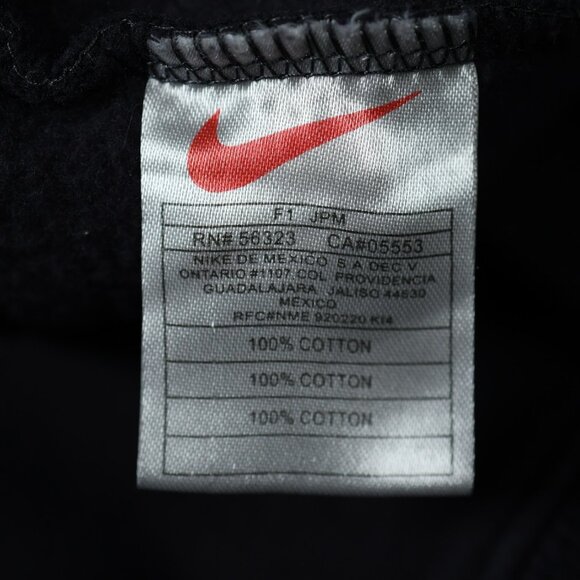 Vintage Nike Center Swoosh Hoodie Mens Medium‎ Navy Blue Pullover Sweatshirt Y2K - Picture 8 of 8